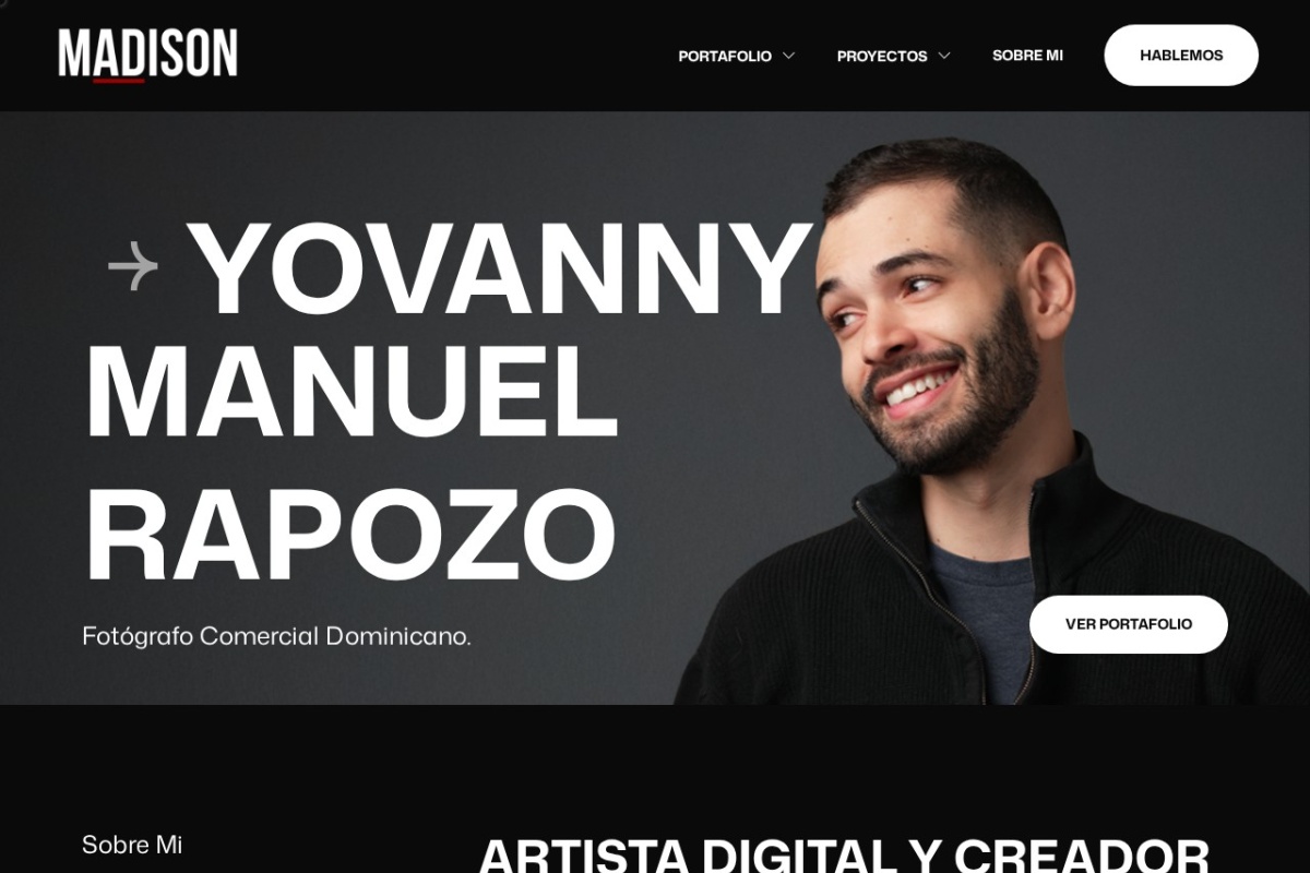 Madison — website preview
